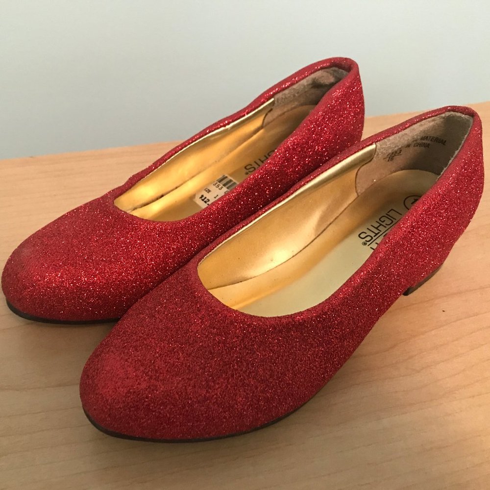 Girls Ruby Red Dorothy Slippers